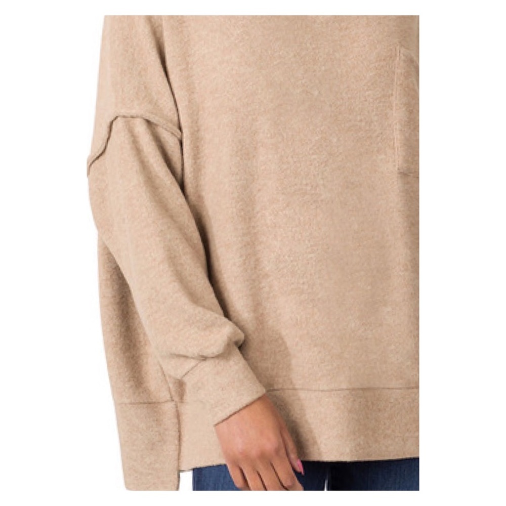 🦊🦊🦊Curvy Cozy Sweater in Ash Mocha🦊🦊🦊 - Picture 5 of 5